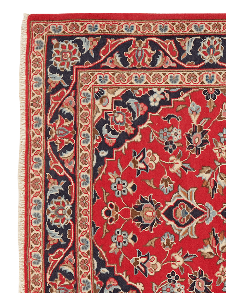 Ardakan — Hand-knotted, 104x149 cm, Red, 100% Virgin Wool | View 3