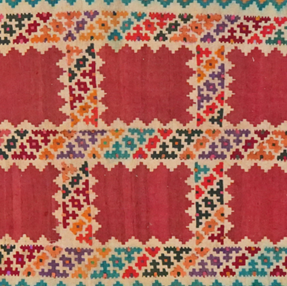 Kelim Gashgai Old — Handgefertigt, 427x121 cm, Bunt, 100% Virgin Wool | View 5