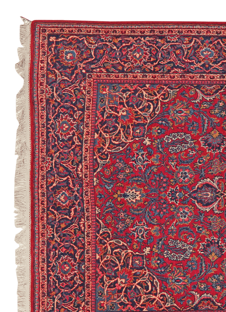 Ghazvin — Hand-knotted, 137x200 cm, Red, 100% Virgin Wool | View 3