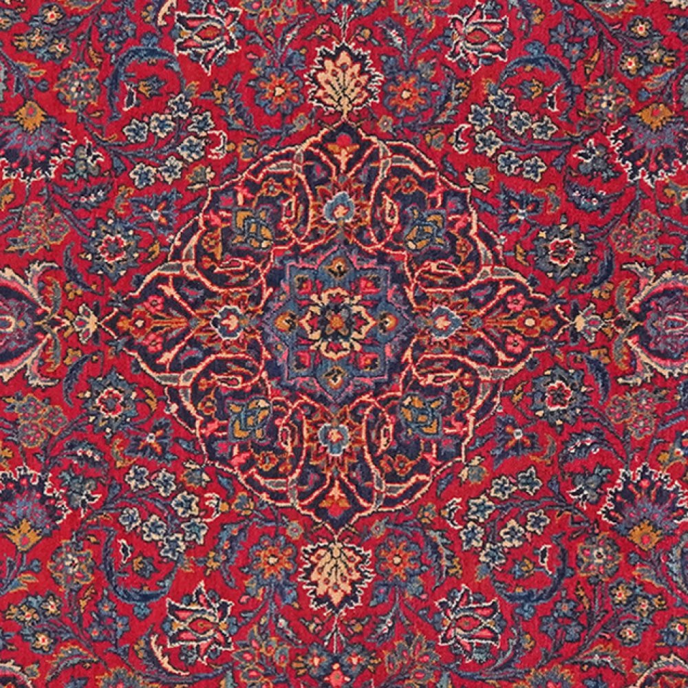 Ghazvin — Hand-knotted, 137x200 cm, Red, 100% Virgin Wool | View 4