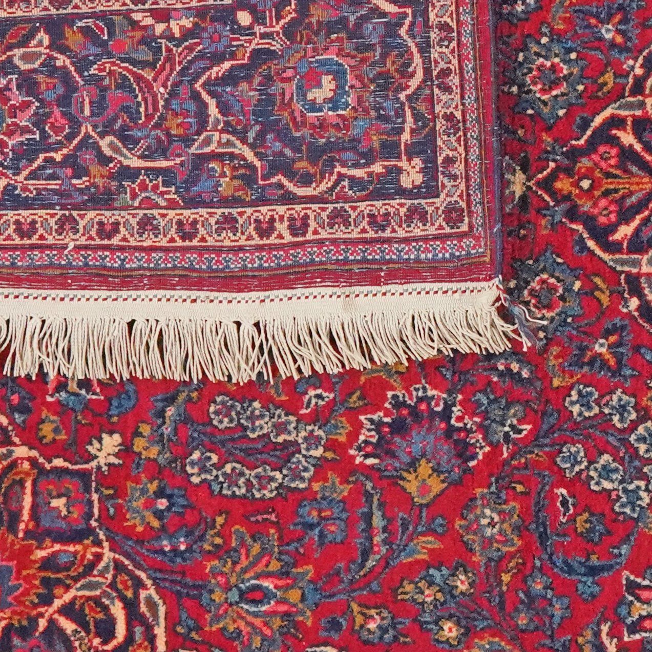 Ghazvin — Hand-knotted, 137x200 cm, Red, 100% Virgin Wool | View 6