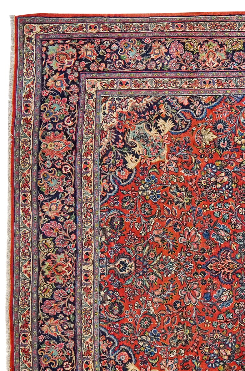 Ekbatan — Hand-knotted, 270x364 cm, Red, 100% Virgin Wool | View 3