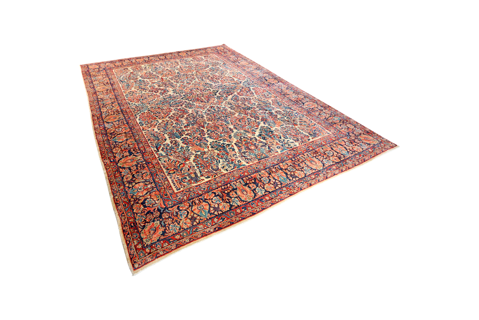 Sarough — Hand-knotted, 265x345 cm, Beige, 100% Virgin Wool | View 5