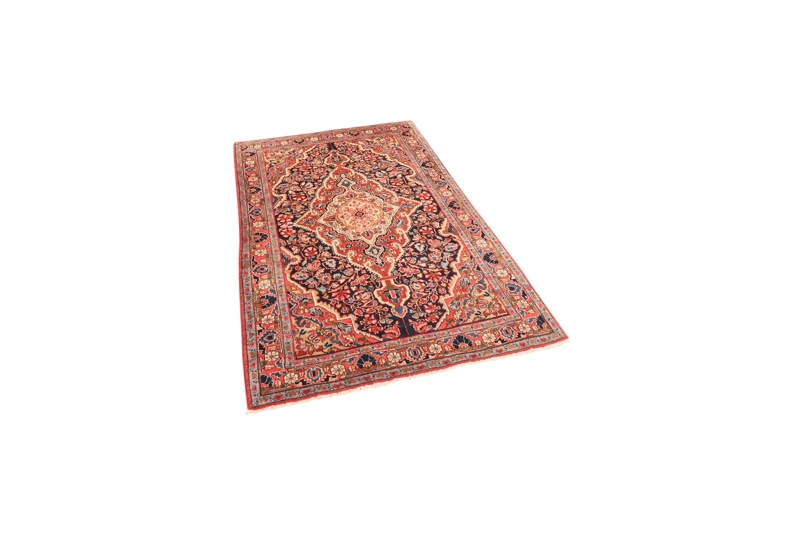 Djozan — Hand-knotted, 105x155 cm, Multicolor, 100% Virgin Wool | View 5