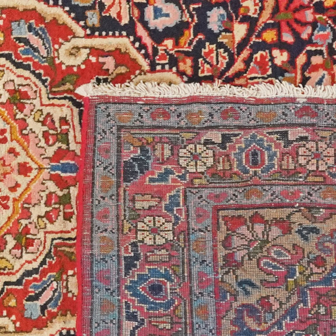 Djozan — Hand-knotted, 105x155 cm, Multicolor, 100% Virgin Wool | View 6