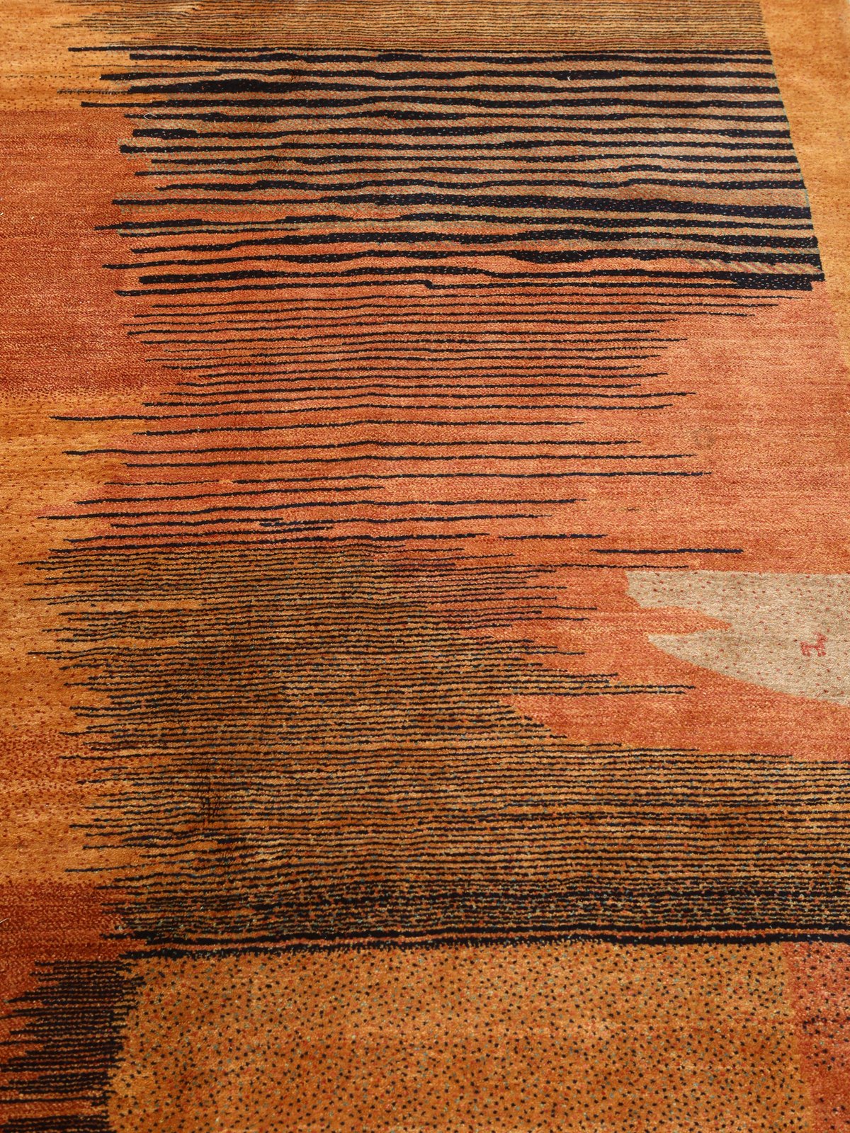 Rizbaf — Hand-knotted, 416x583 cm, Orange, 100% Virgin Wool | View 6