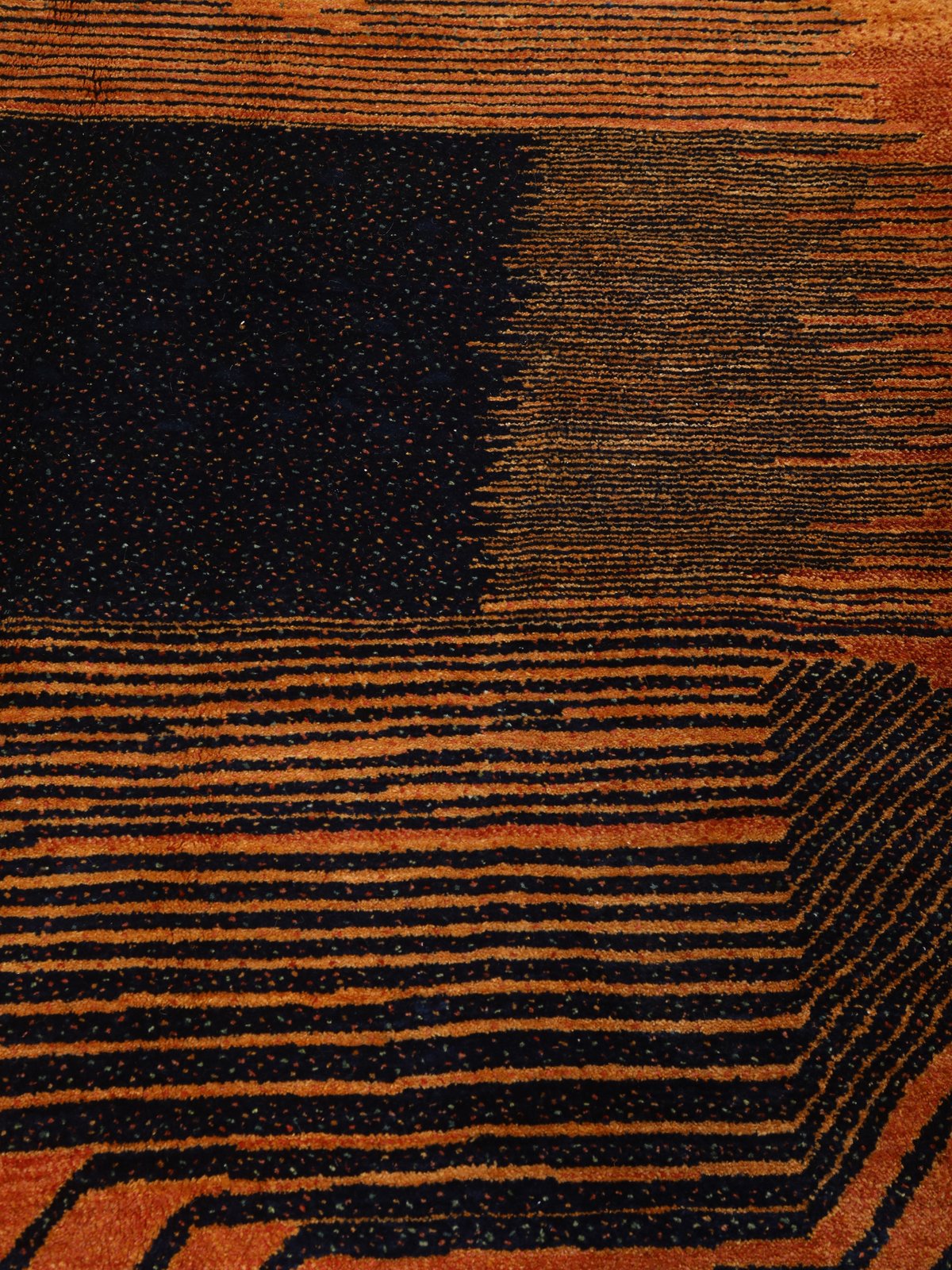Rizbaf — Hand-knotted, 416x583 cm, Orange, 100% Virgin Wool | View 8