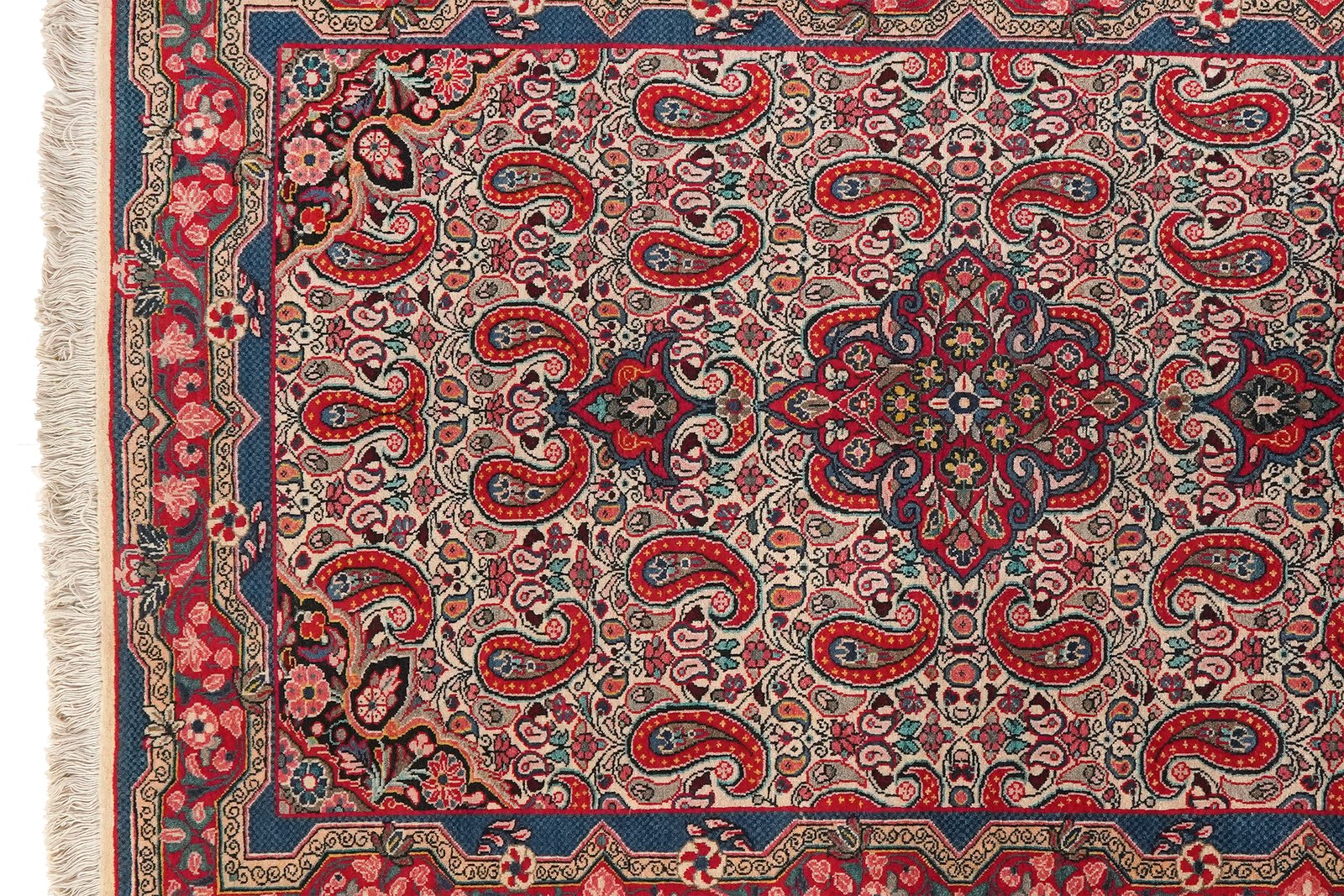Ghiassabad — Hand-knotted, 102x156 cm, Beige, 100% Virgin Wool | View 3