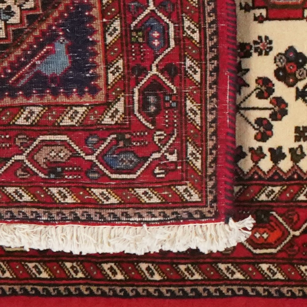 Nasrabad — Hand-knotted, 82x295 cm, Beige, 100% Virgin Wool | View 6