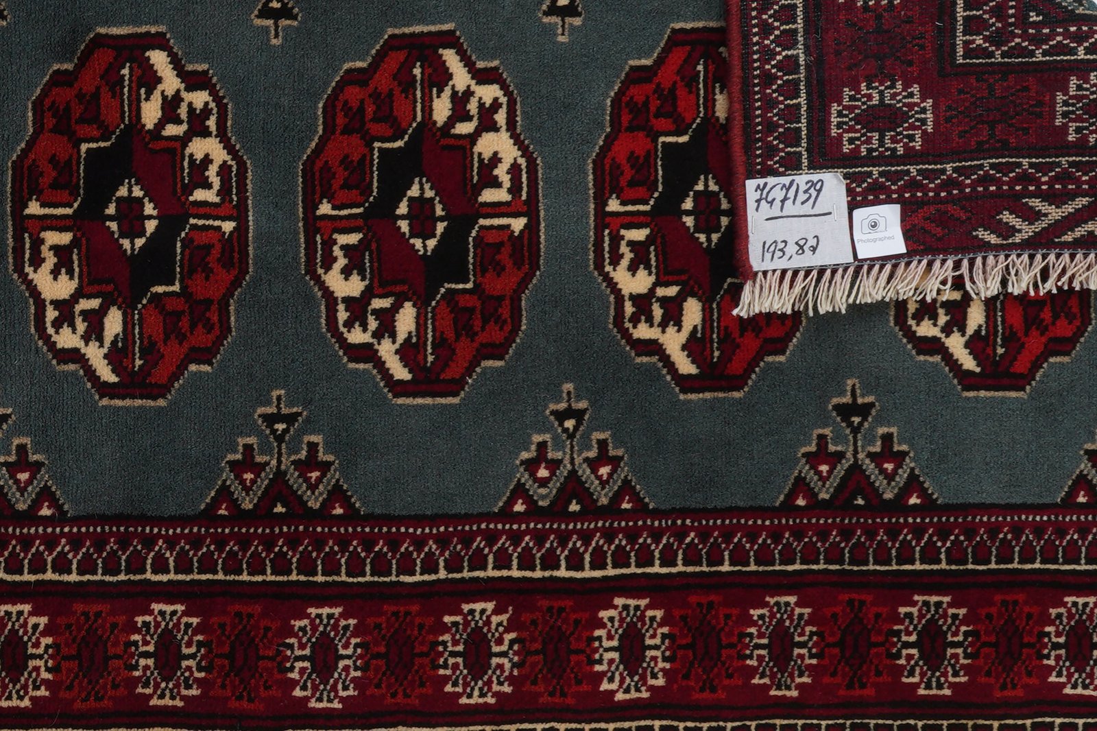 Nasrabad — Hand-knotted, 100x149 cm, Red, 100% Virgin Wool | View 6