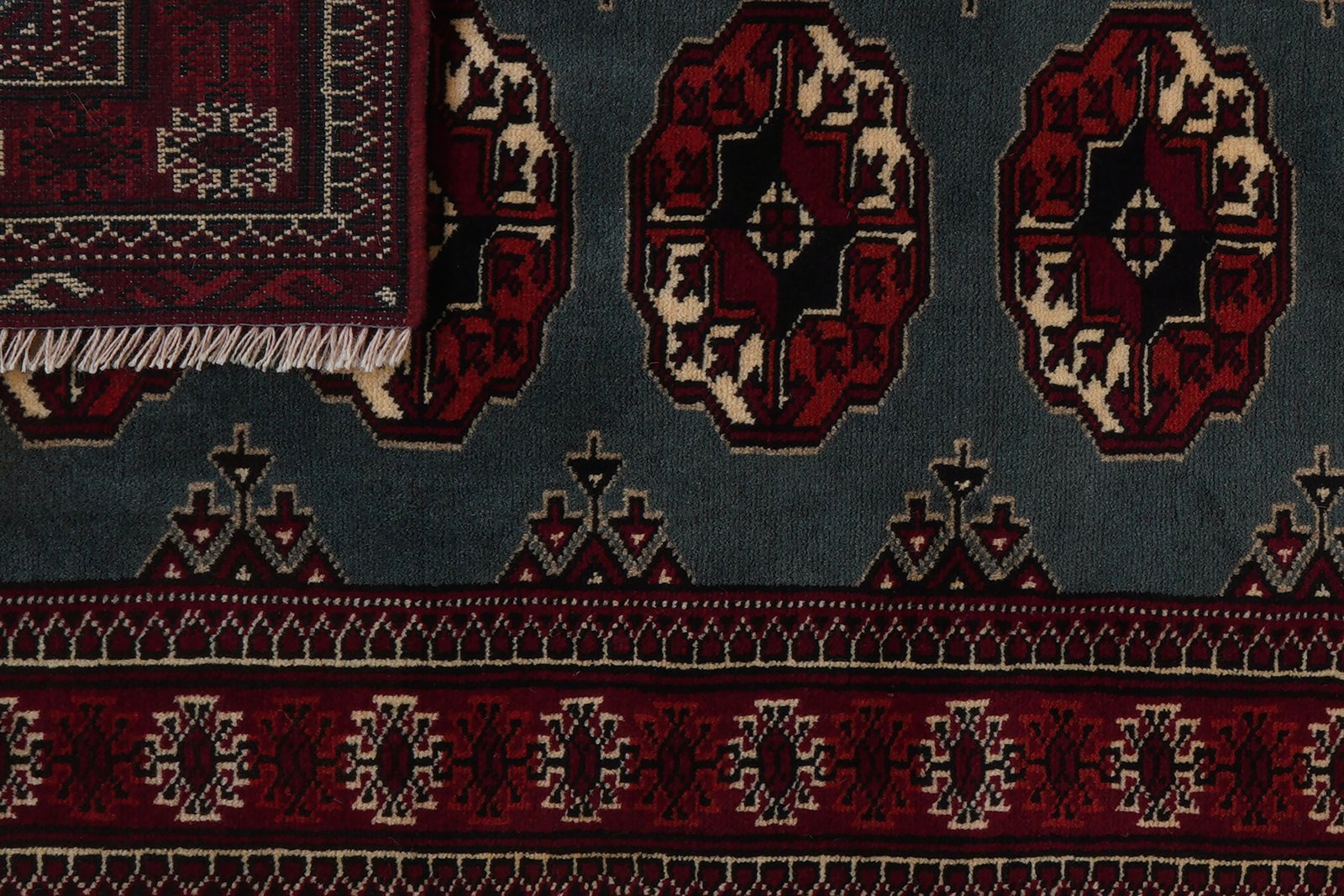 Nasrabad — Hand-knotted, 100x149 cm, Red, 100% Virgin Wool | View 7