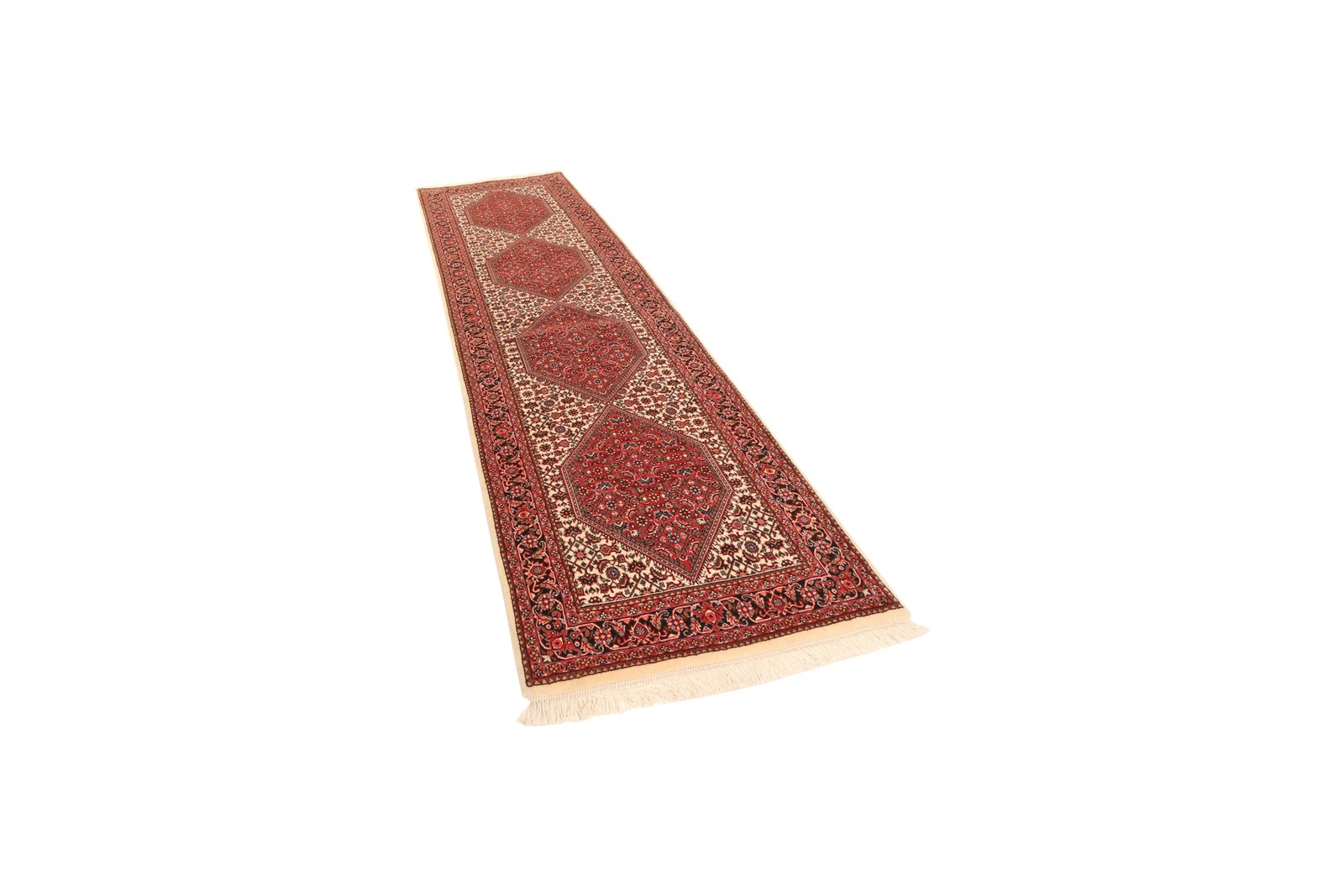 Bidjar Bookan — Hand-knotted, 80x264 cm, Beige, 90% Schurwolle, 10% Seide | View 5