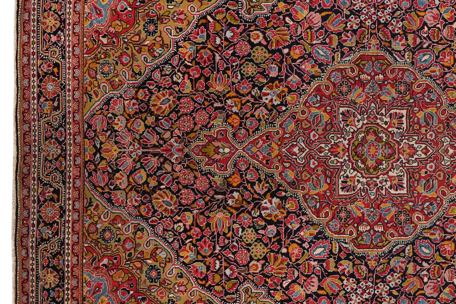 Djozan — Hand-knotted, 134x204 cm, Blue, 100% Virgin Wool | View 3
