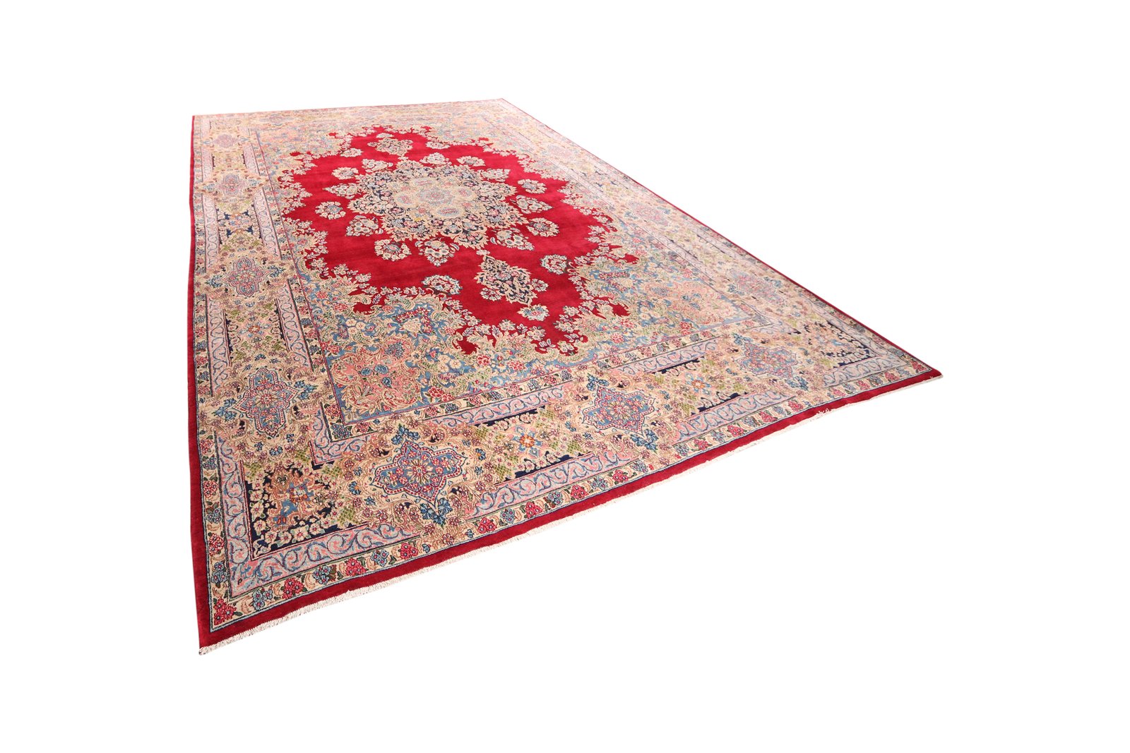 Ravar — Hand-knotted, 296x414 cm, Red, 100% Virgin Wool | View 5