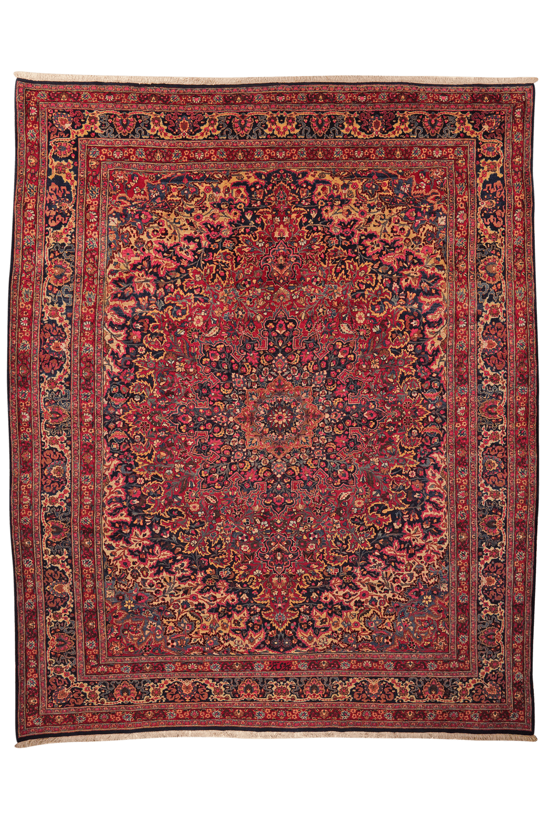 Dorokhsh — Hand-knotted, 300x365 cm, Blue, 100% Virgin Wool | Main view