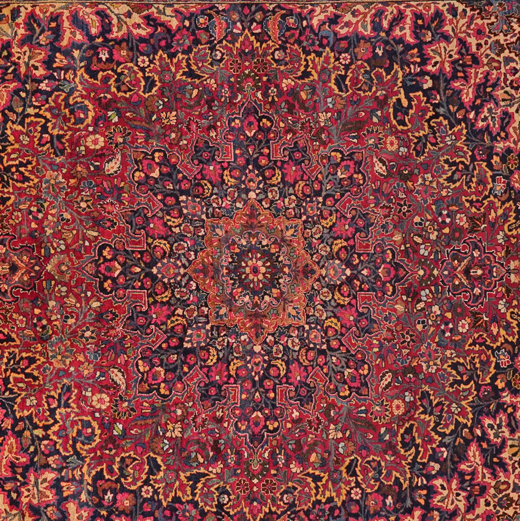 Dorokhsh — Hand-knotted, 300x365 cm, Blue, 100% Virgin Wool | View 4