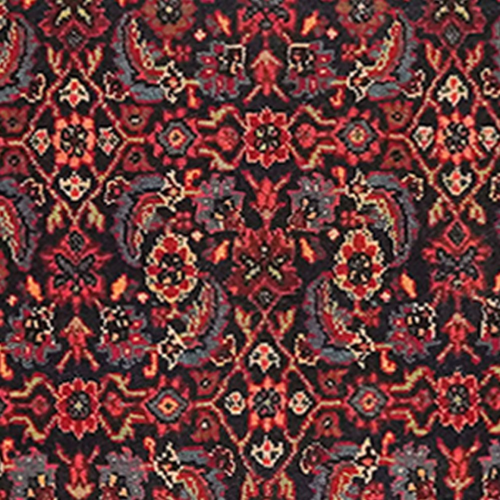Bidjar — Hand-knotted, 68x95 cm, Blue, 100% Virgin Wool | View 4