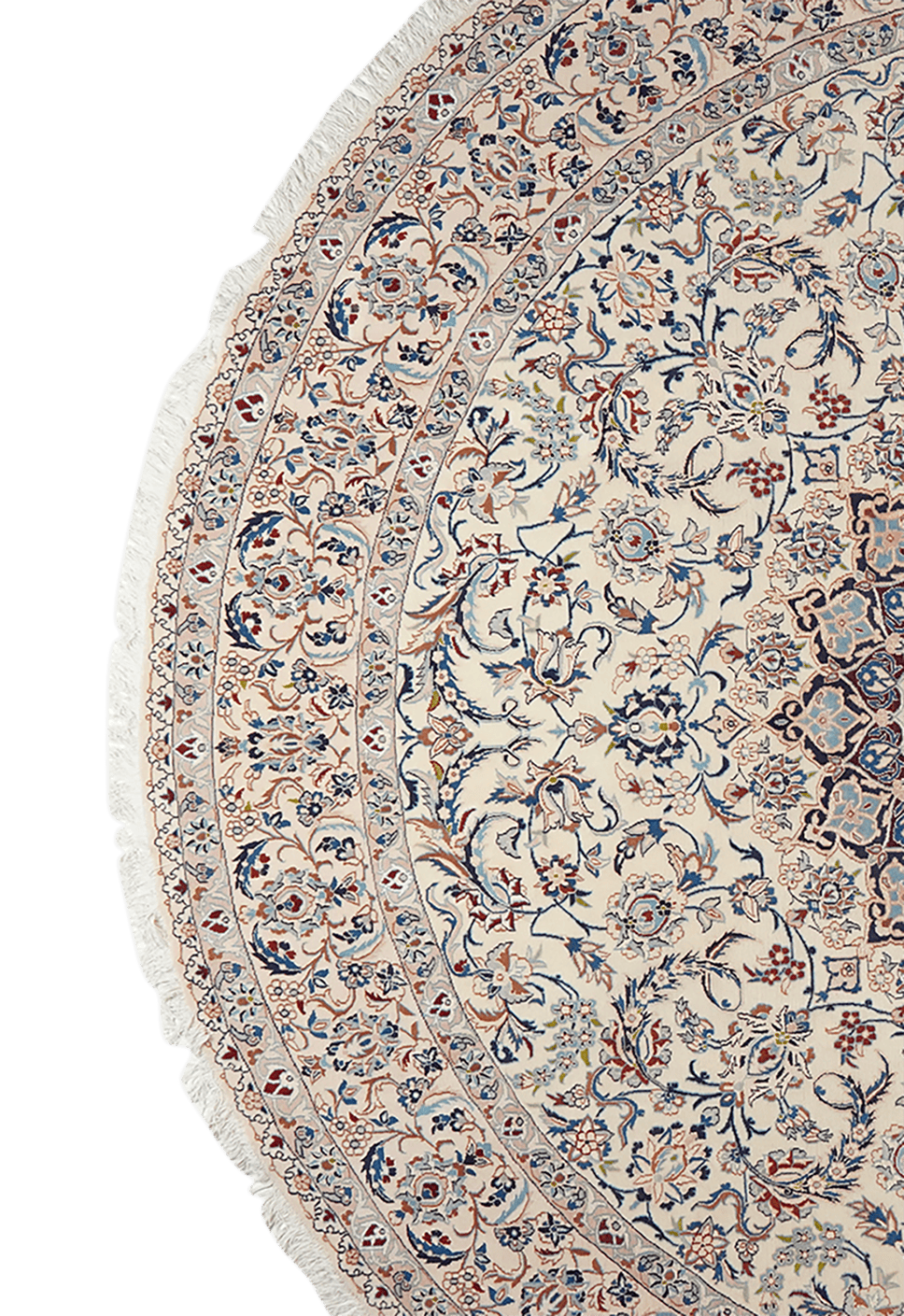 Nain — Hand-knotted, 294x294 cm, Beige, 100% Virgin Wool | View 3