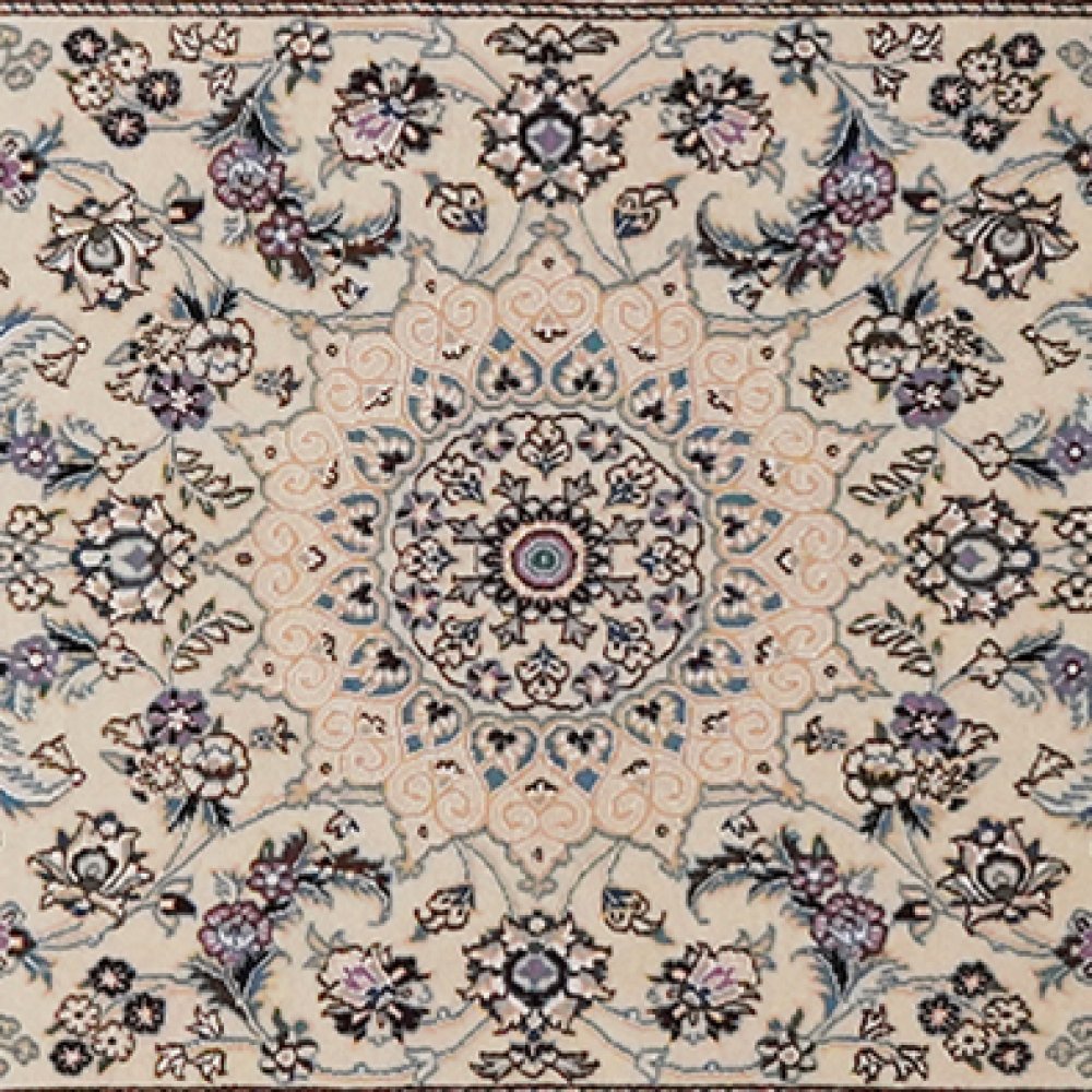 Nain 9La — Hand-knotted, 84x345 cm, Beige, 100% Virgin Wool | View 4