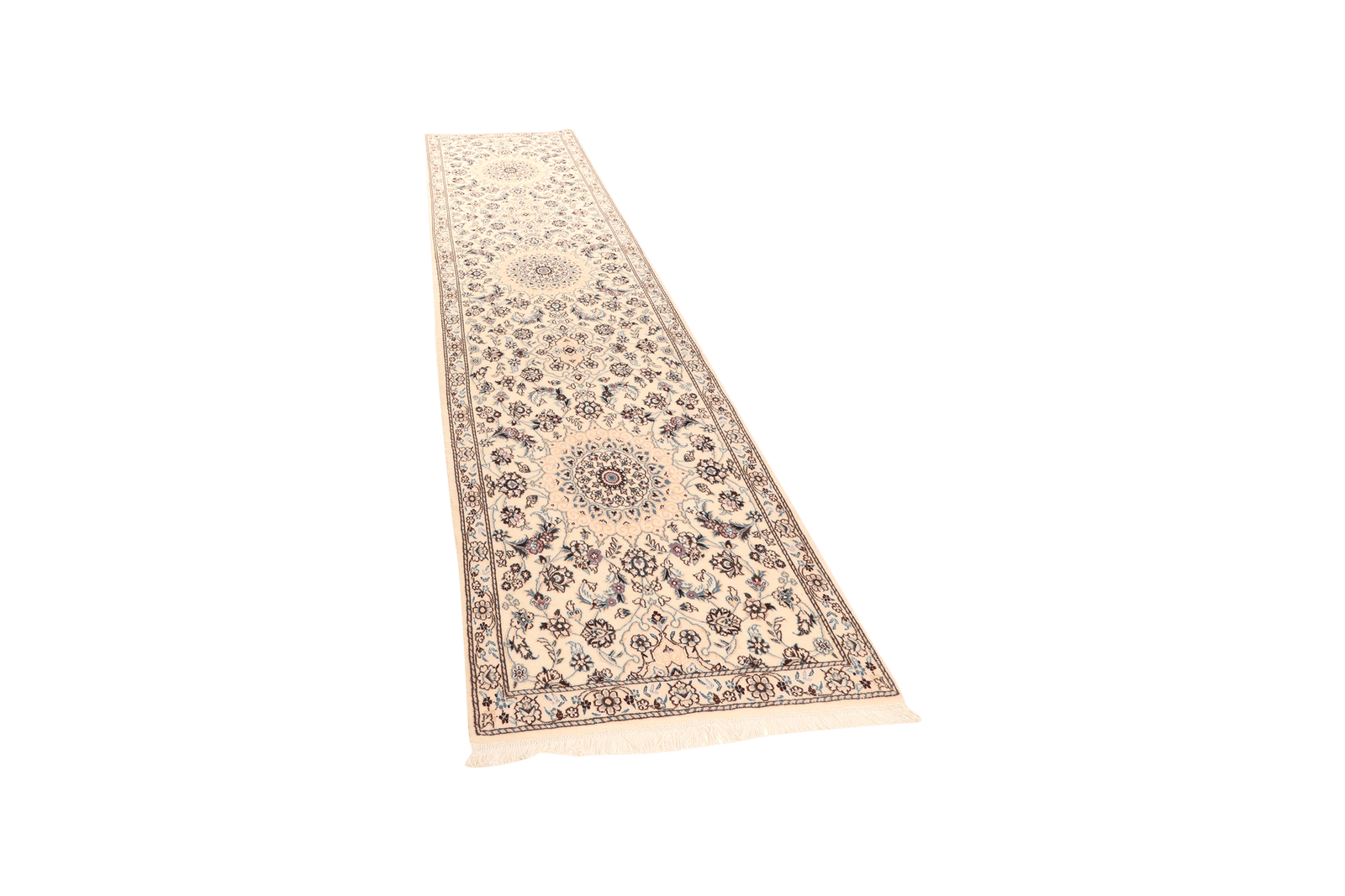Nain 9La — Hand-knotted, 84x345 cm, Beige, 100% Virgin Wool | View 5