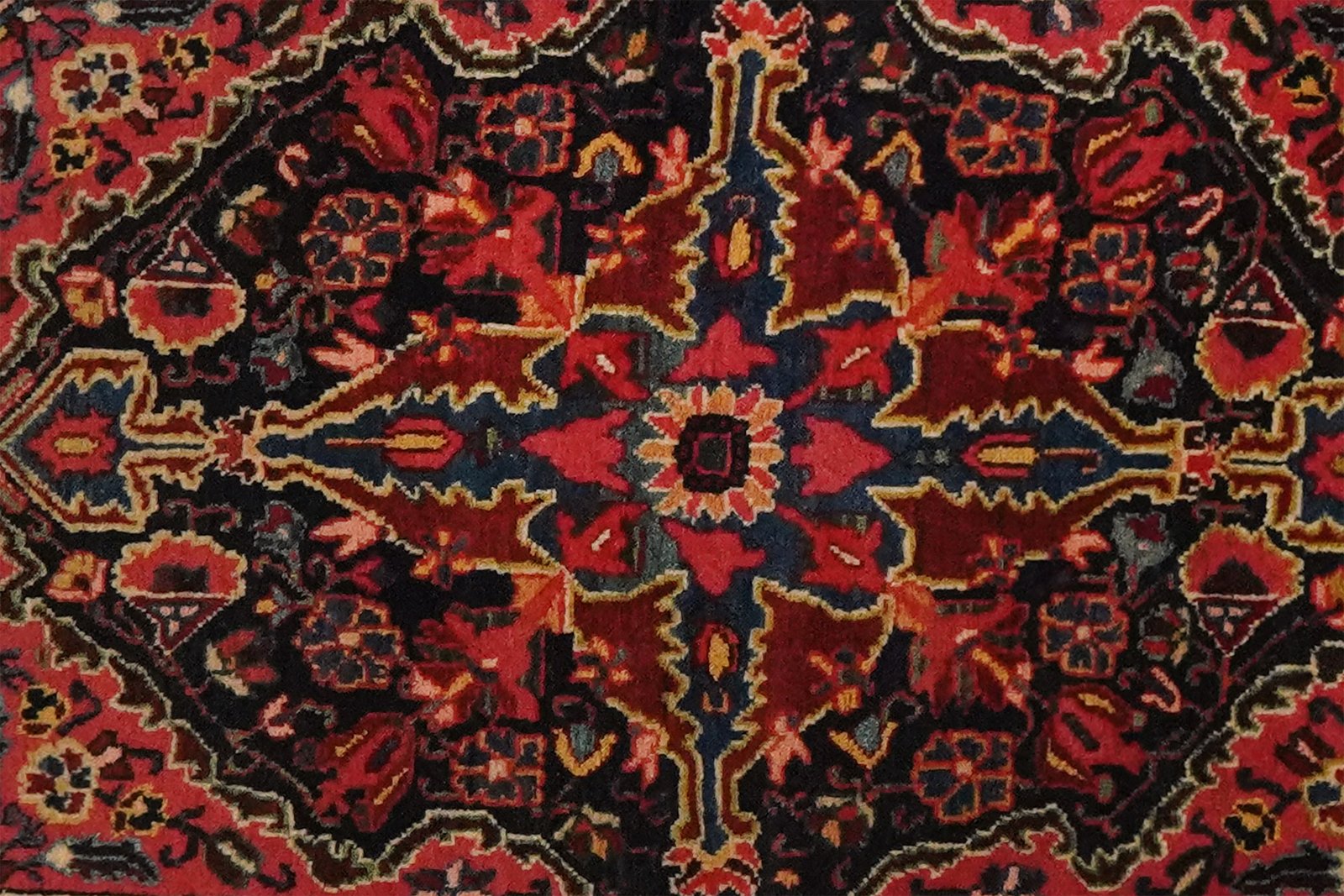 Djozan — Hand-knotted, 56x83 cm, Blue, 100% Virgin Wool | View 4