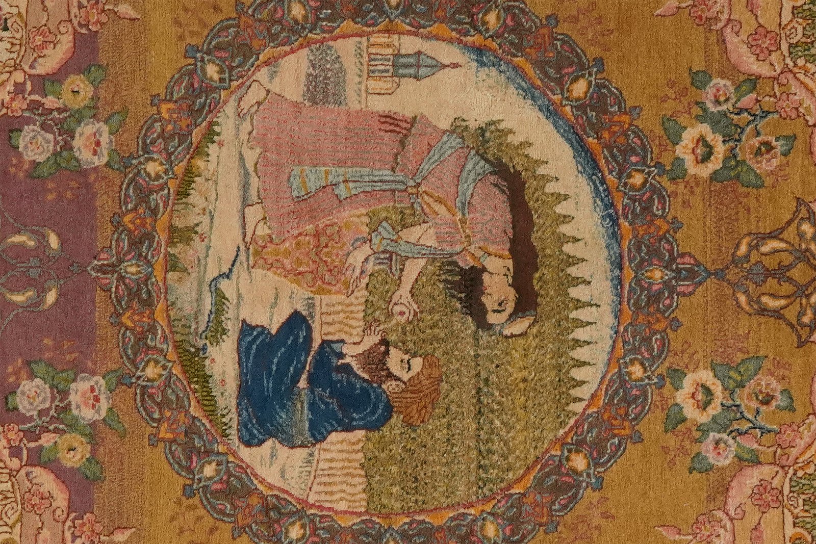 Tabriz Antique — Hand-knotted, 82x120 cm, Beige, 100% Virgin Wool | View 4