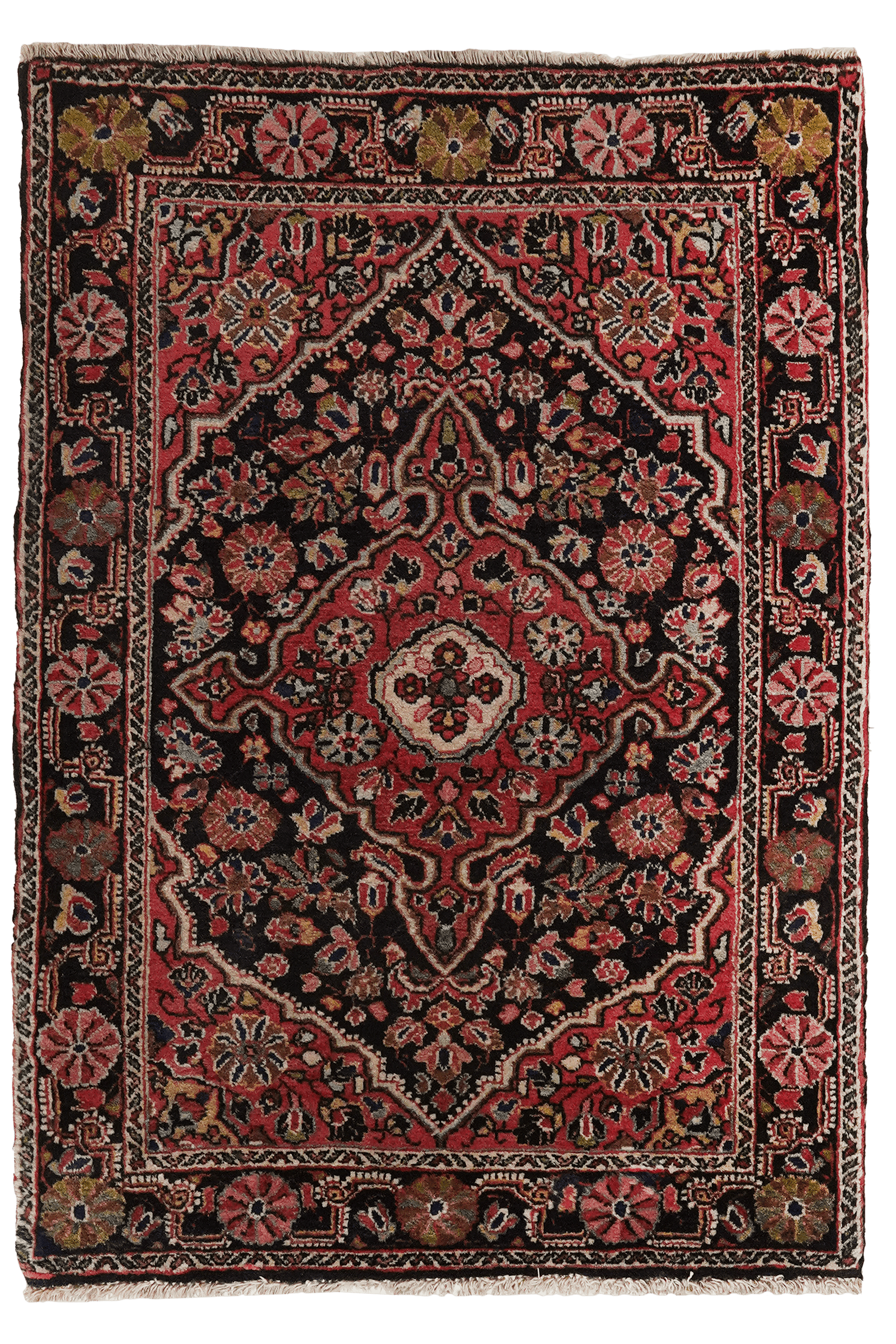 Djozan — Hand-knotted, 66x93 cm, Blue, 100% Virgin Wool | Main view