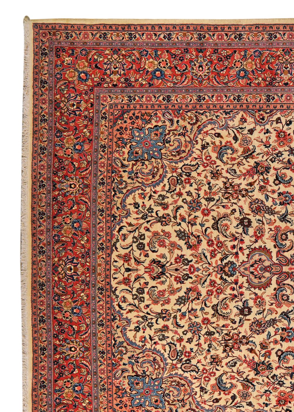 Sarough — Hand-knotted, 298x406 cm, Beige, 100% Virgin Wool | View 3