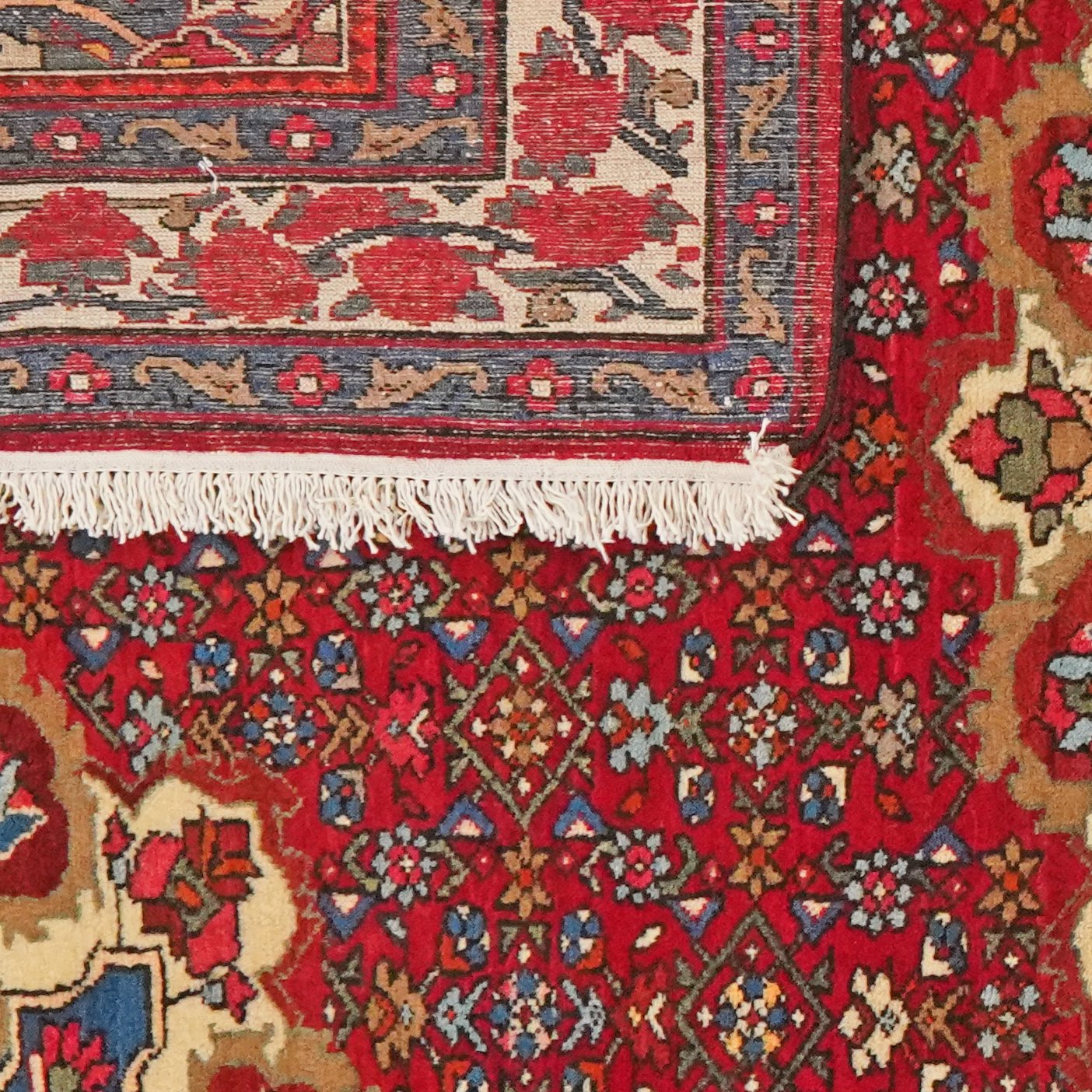 Zandjan — Hand-knotted, 145x224 cm, Red, 100% Virgin Wool | View 6