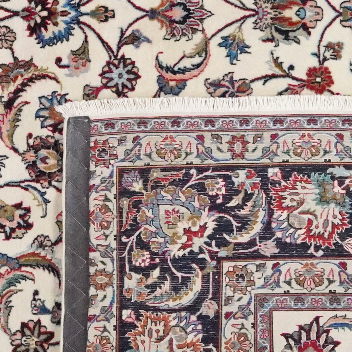 Sarough — Hand-knotted, 257x353 cm, Beige, 100% Virgin Wool | View 6