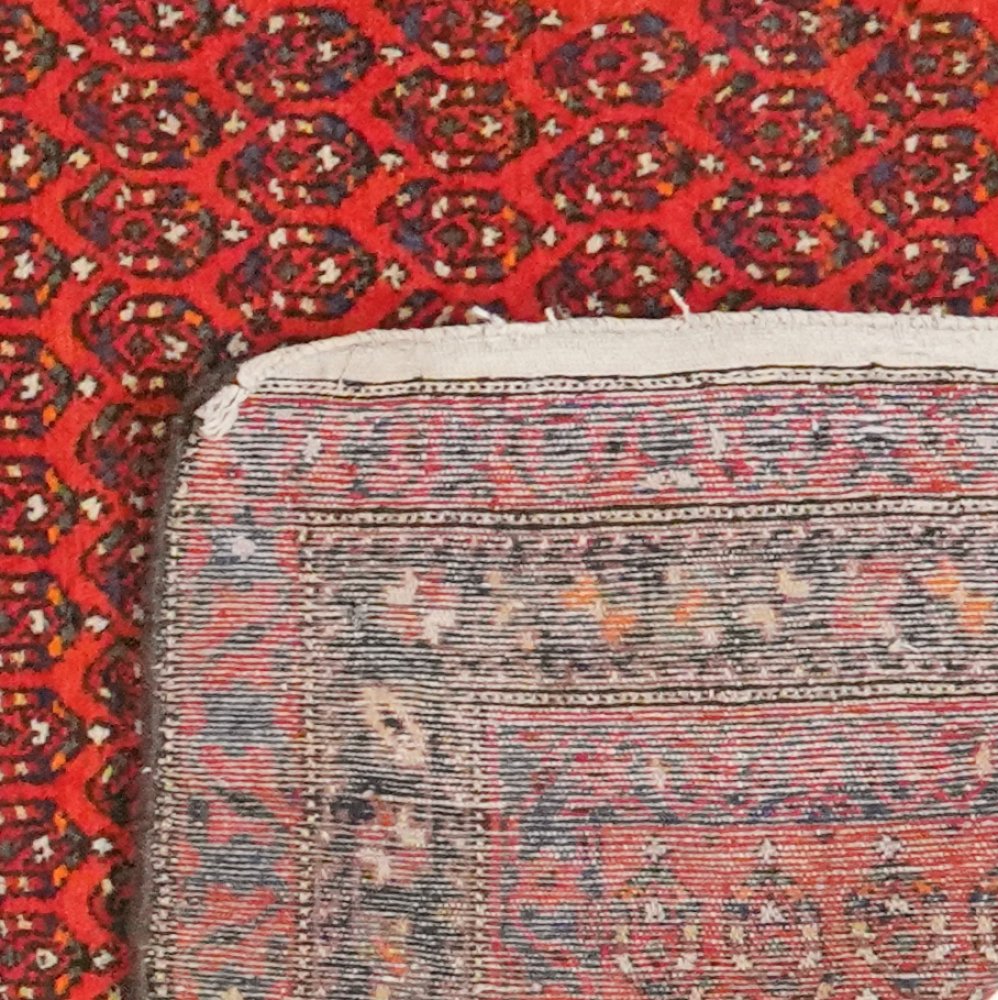 Malayer — Hand-knotted, 115x515 cm, Red, 100% Virgin Wool | View 6