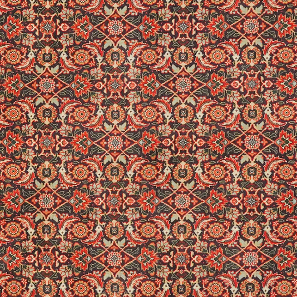 Tabriz 50 Raj — Hand-knotted, 100x153 cm, Blue, 95% Schurwolle, 5% Seide | View 4
