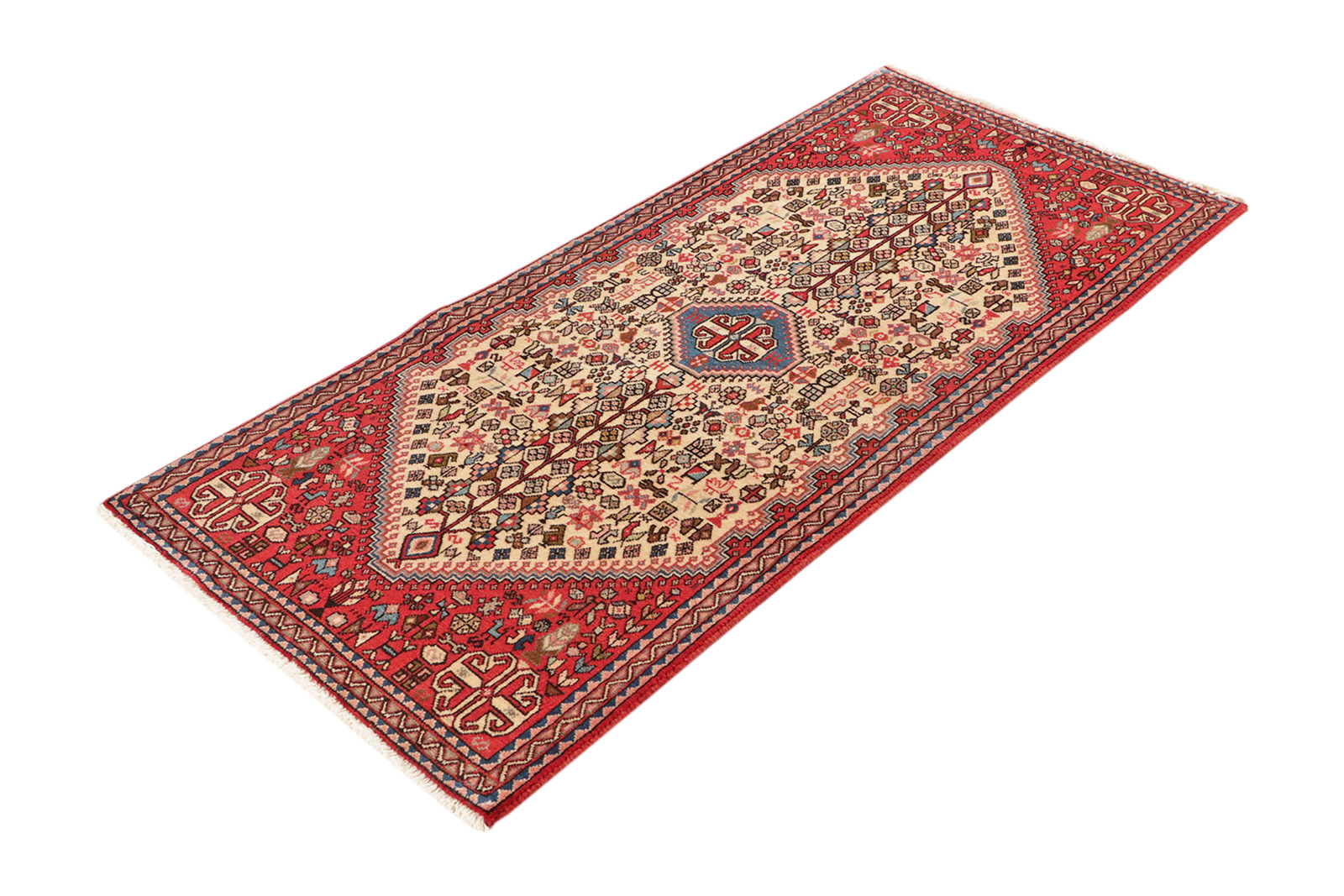 Abadeh — Handgefertigt, 151x68 cm, Bunt, 100% Virgin Wool | View 6