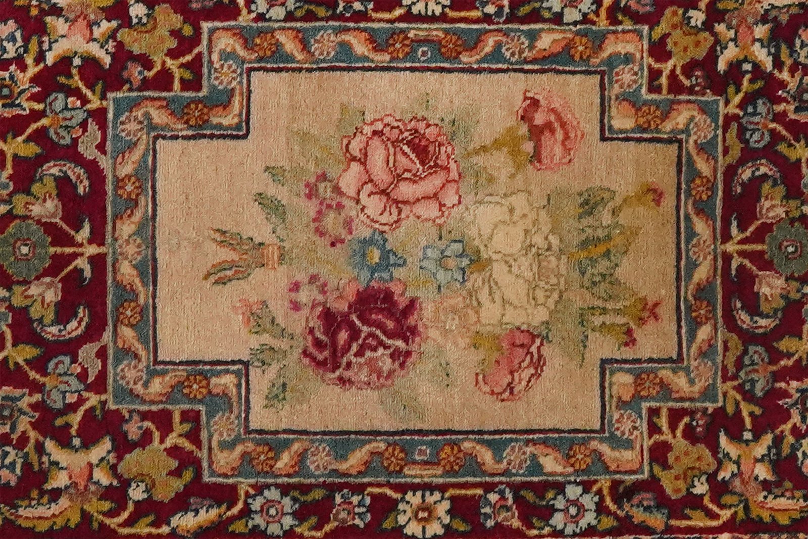 Tabriz Antique — Hand-knotted, 54x82 cm, Red, 100% Virgin Wool | View 4