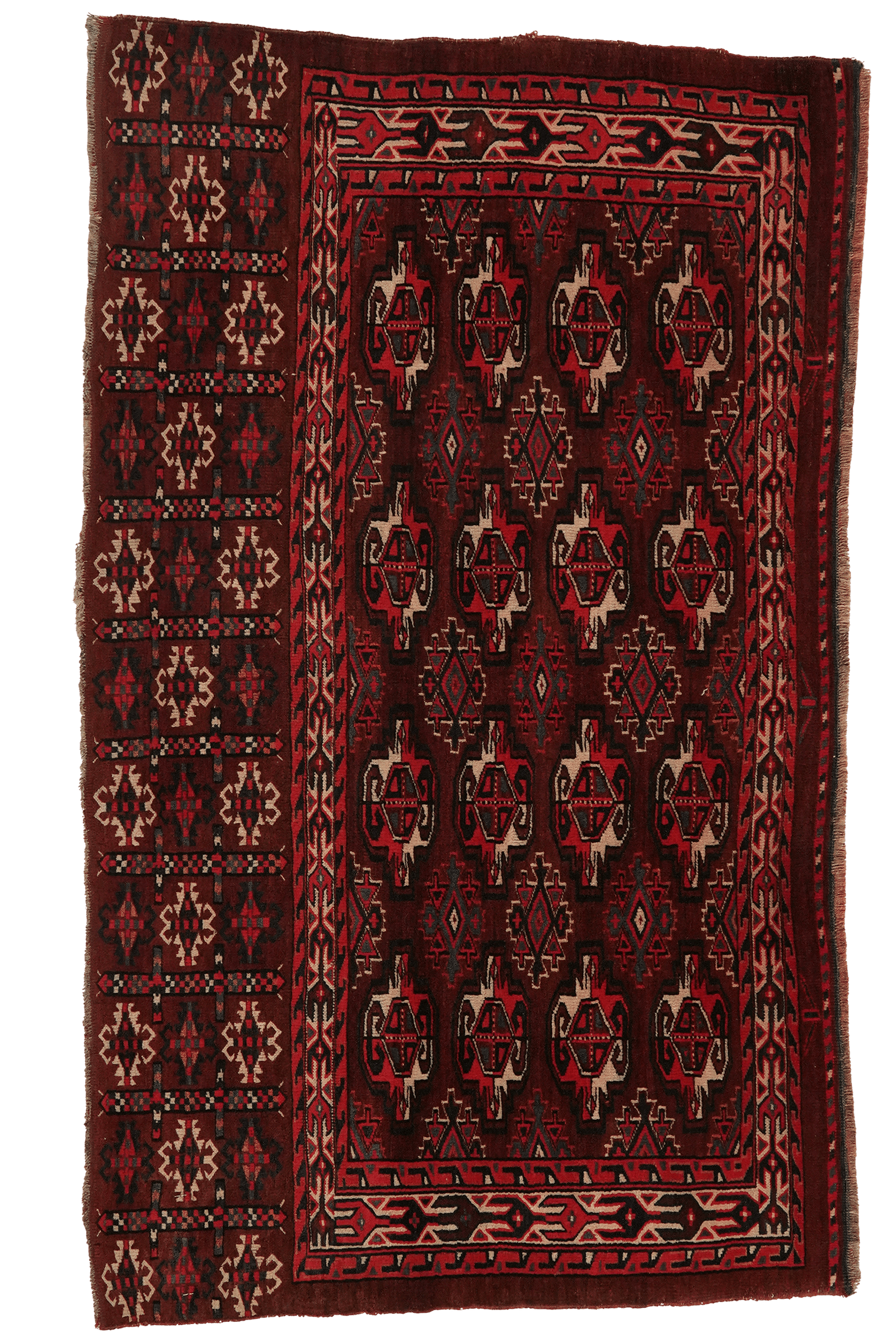 Buchara — Hand-knotted, 74x120 cm, Brown, 100% Virgin Wool | Main view