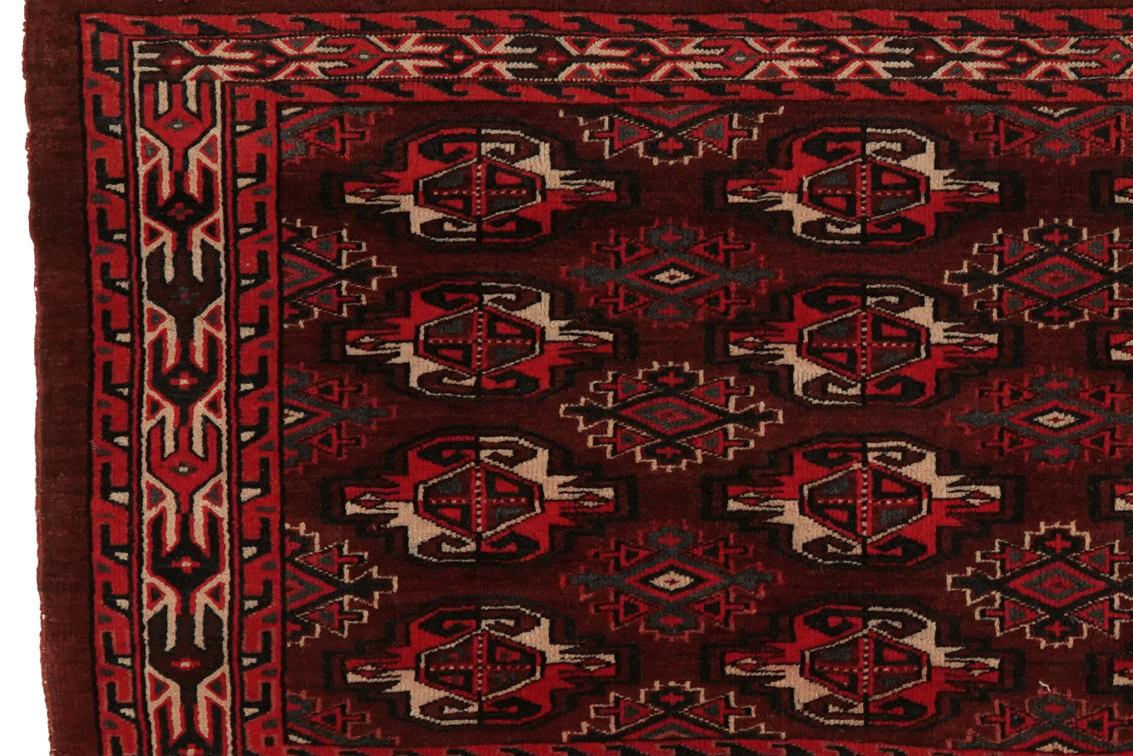 Buchara — Hand-knotted, 74x120 cm, Brown, 100% Virgin Wool | View 3
