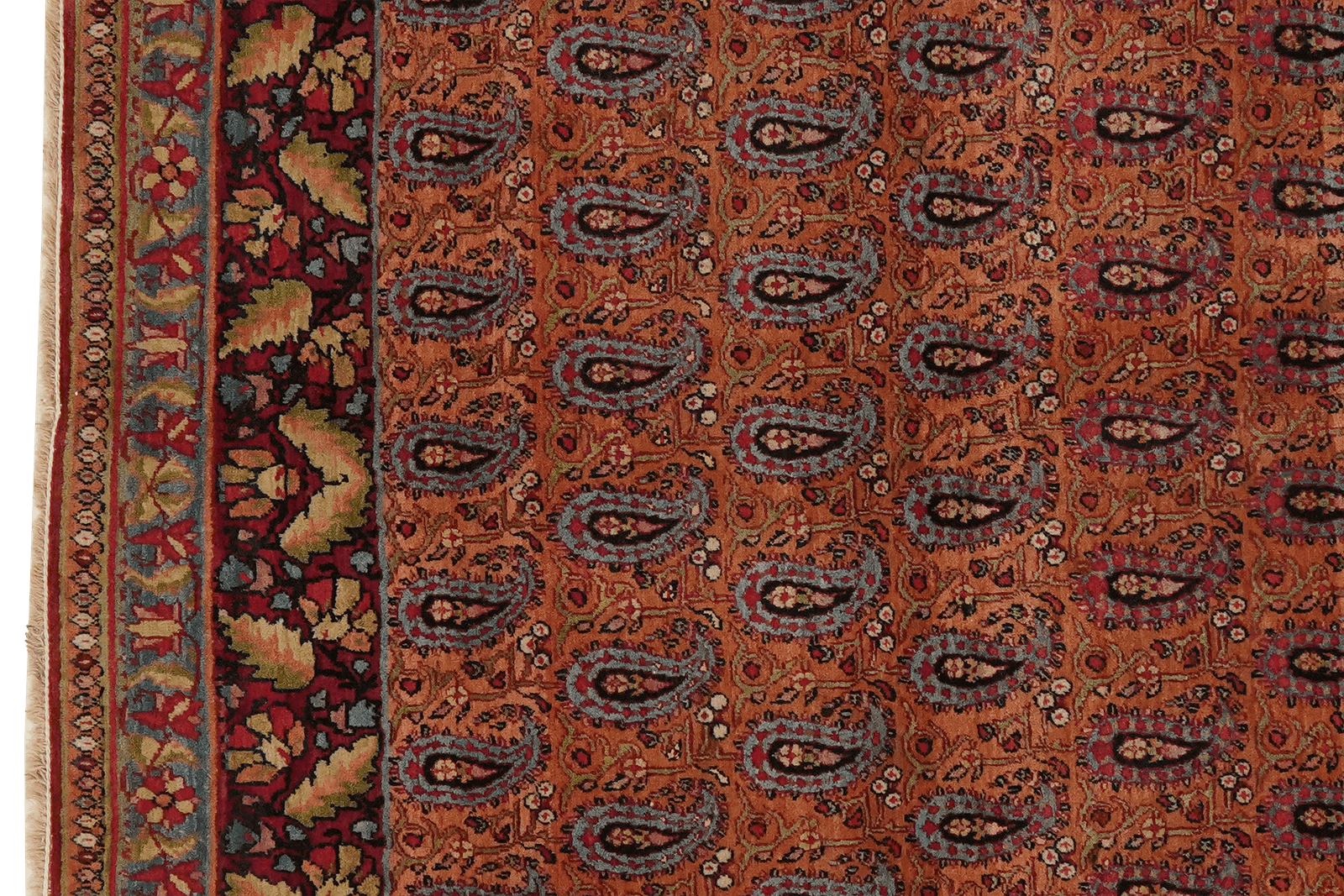 Semnan — Hand-knotted, 90x110 cm, Brown, 100% Virgin Wool | View 3