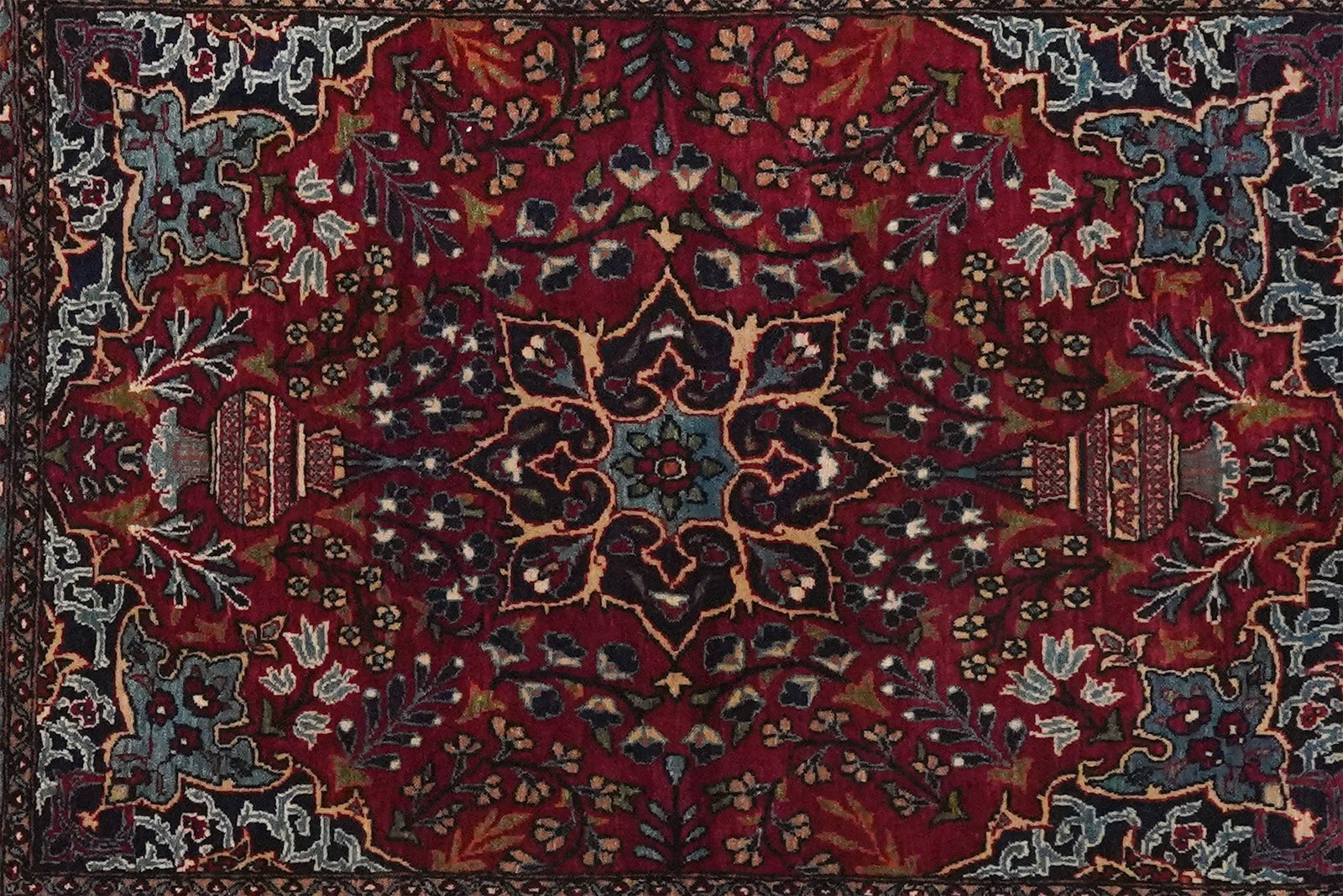 Toudeshk — Hand-knotted, 70x95 cm, Red, 100% Virgin Wool | View 4