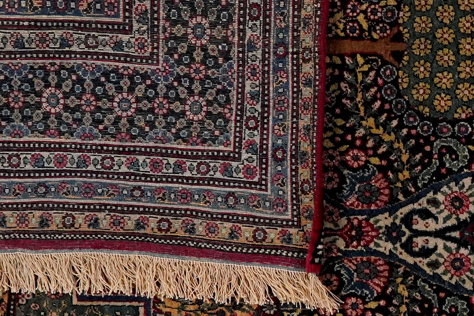 Teheran — Hand-knotted, 133x212 cm, Blue, 100% Virgin Wool | View 6