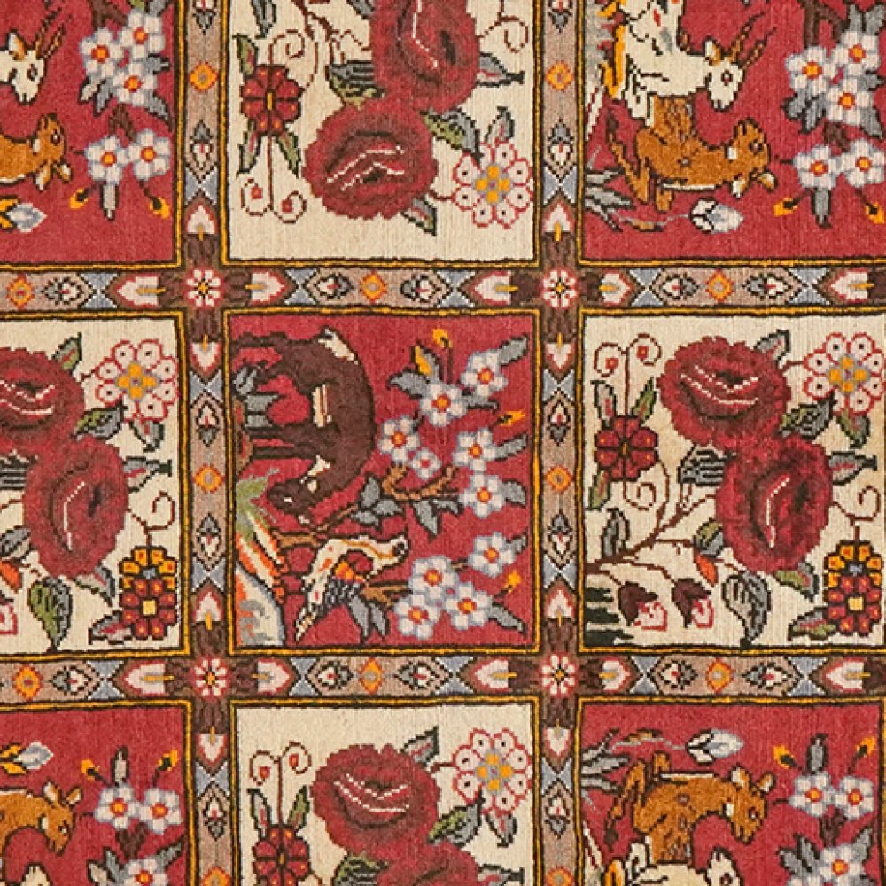 Bakhtiar — Hand-knotted, 101x135 cm, Multicolor, 100% Virgin Wool | View 4