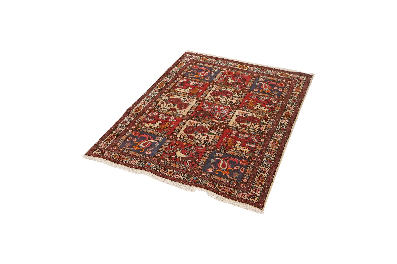 Bakhtiar — Hand-knotted, 101x135 cm, Multicolor, 100% Virgin Wool | View 5