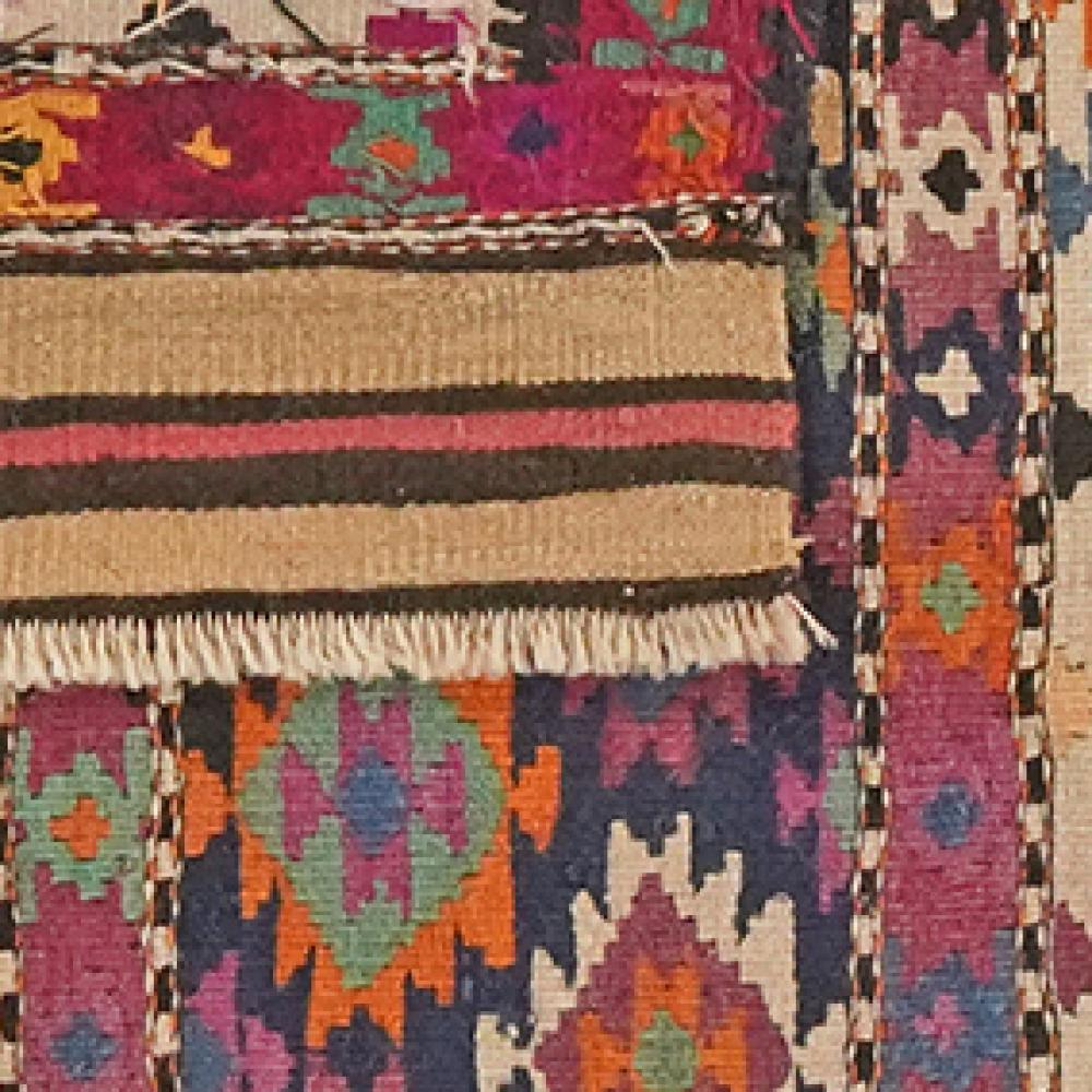 Kelim — Handmade, 100x120 cm, Multicolor, 100% Virgin Wool | View 6