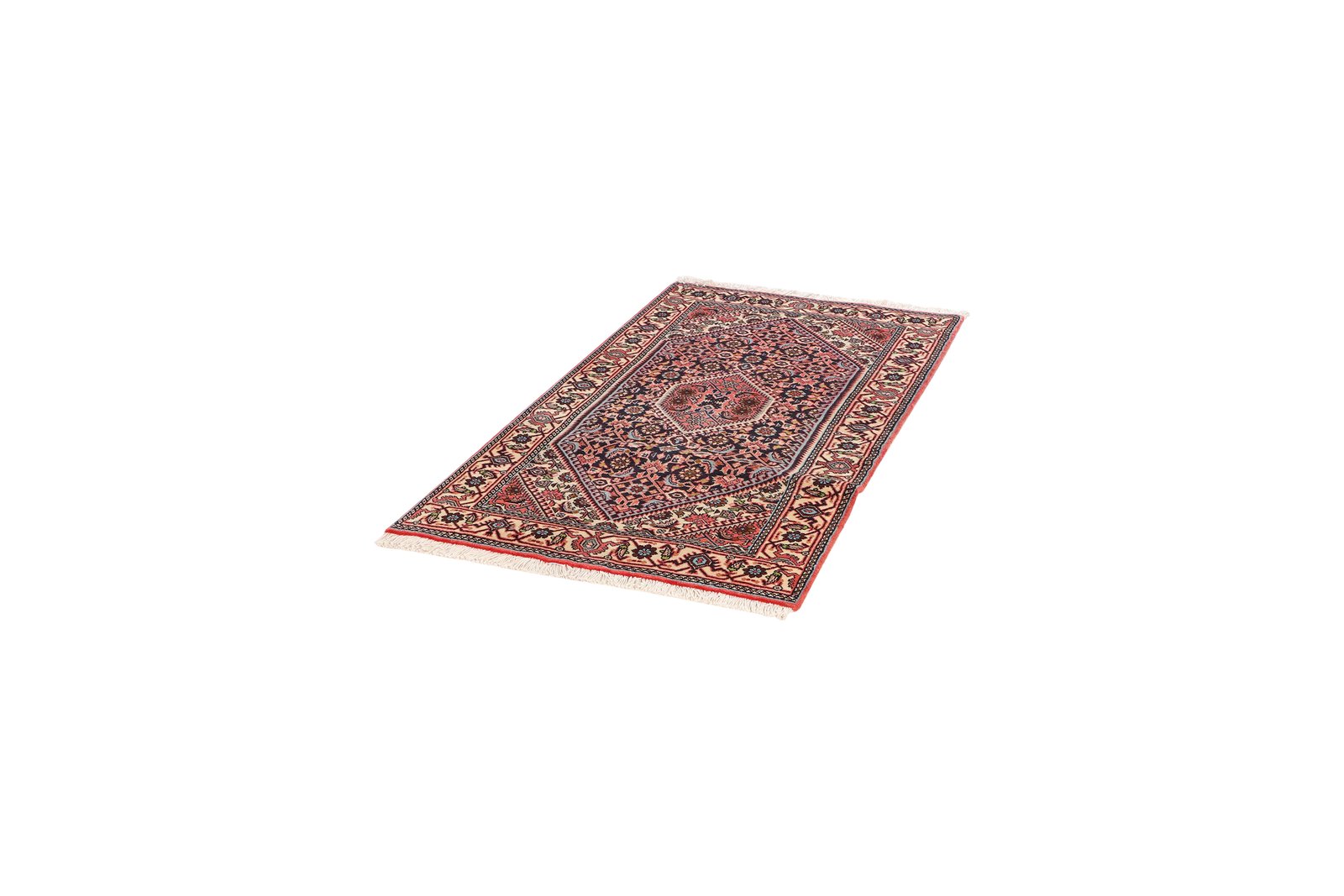 Bidjar Zandjan — Hand-knotted, 80x135 cm, Blue, 100% Virgin Wool | View 5