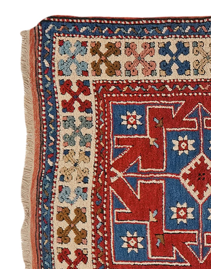 Kars — Hand-knotted, 91x142 cm, Red, 100% Virgin Wool | View 3