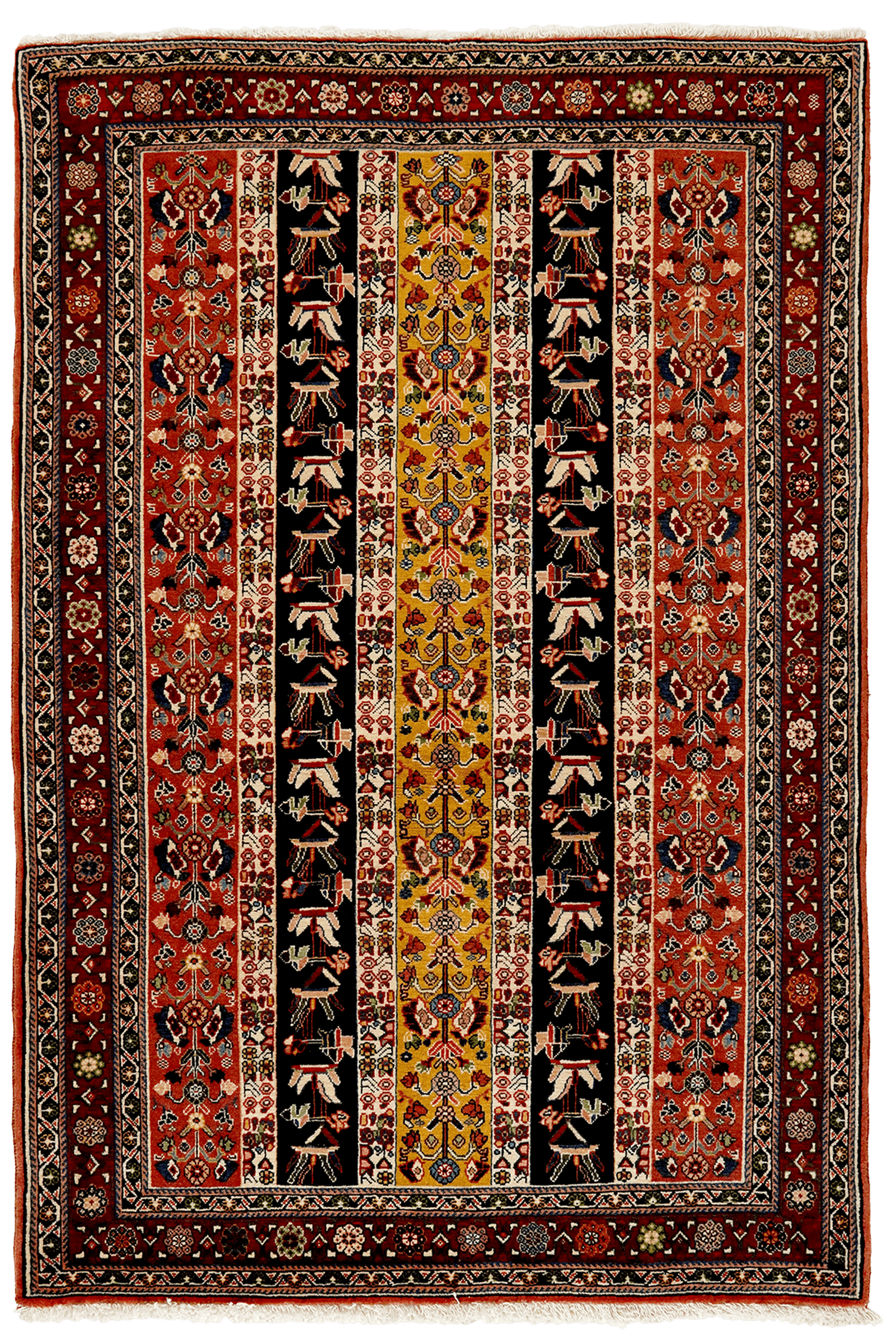 Kashkuli — Hand-knotted, 105x151 cm, Multicolor, 100% Virgin Wool | Main view