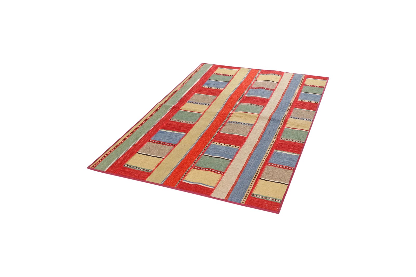 Kelim Tekkeh — Handmade, 119x175 cm, Multicolor, 100% Virgin Wool | View 5