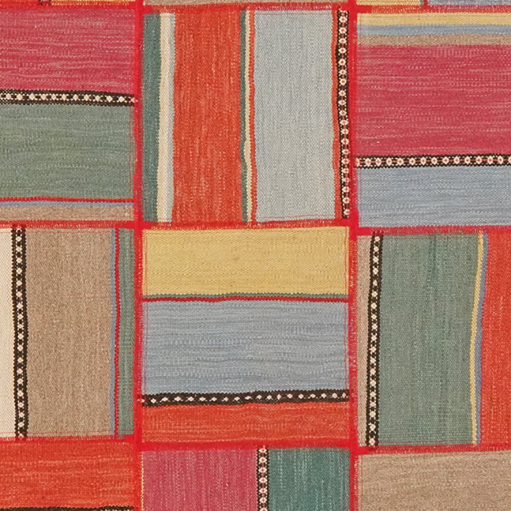 Kelim Tekkeh — Handmade, 120x209 cm, Multicolor, 100% Virgin Wool | View 4