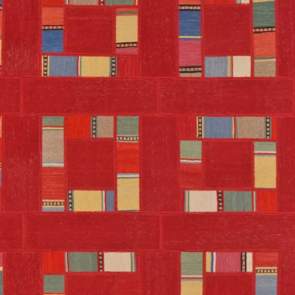 Kelim Tekkeh — Handmade, 229x286 cm, Multicolor, 100% Virgin Wool | View 4