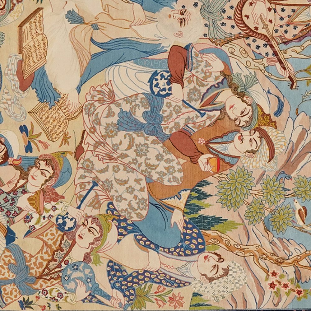 Isfahan — Hand-knotted, 194x290 cm, Multicolor, 100% Virgin Wool | View 4