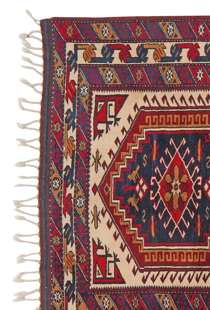 Yagdjibedir — Hand-knotted, 128x216 cm, Beige, 100% Virgin Wool | View 3